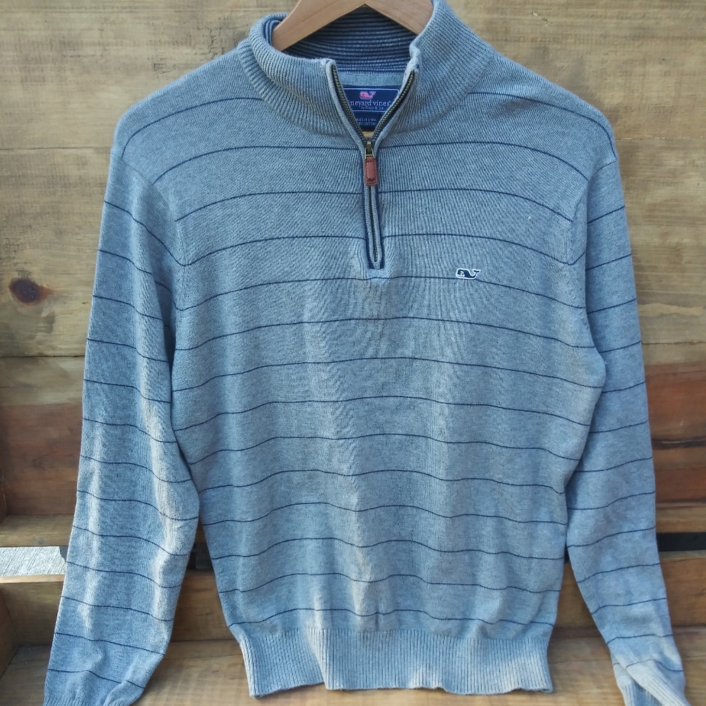 Mens Vineyard Vines Pullover Zipper
